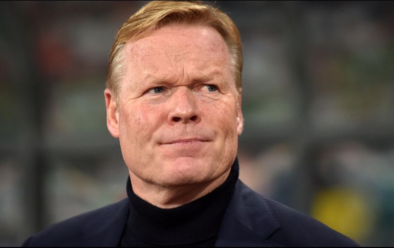 ''Hay que ser realista y saber de dónde venimos, de los cambios que hemos hecho y de los jugadores jóvenes que hay'', explicó el técnico holandés. AFP / ARCHIVO