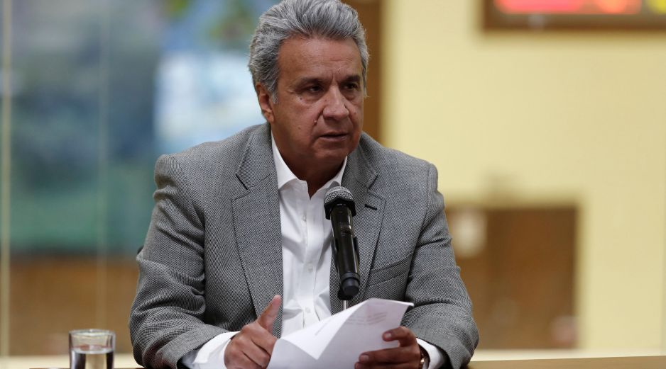 Moreno, cuyo mandato de cuatro años concluye el próximo 24 de mayo, cumplió con una agenda oficial durante la última semana en la capital estadounidense. EFE / ARCHIVO