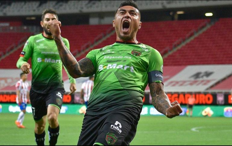 Darío Lezcano celebra el primer gol del encuentro. IMAGO 7/S. Bautista
