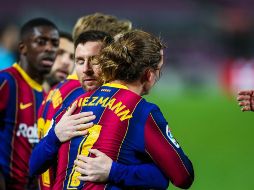 Dos goles, uno de Leo Messi en el primer tiempo y otro de Antoine Griezmann en la segunda, permitieron al Barcelona llevarse la victoria ante el Athlétic Club. TWITTER / @FCBarcelona_es