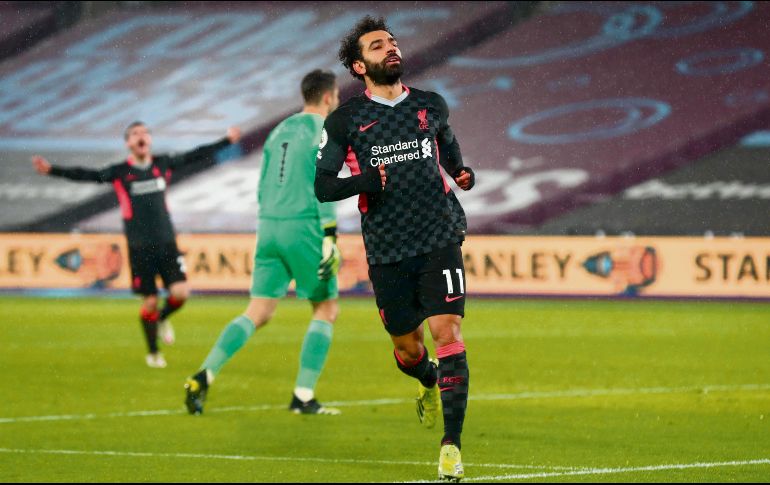 VUELVE. Mohamed Salah destrabó el partido con un par de goles en el segundo tiempo. AFP • C. ROSE