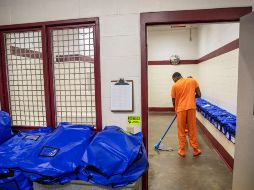 El mexicano estuvo en el Centro de Detención Stewart (imagen), ubicado en Lumpkin, Georgia, antes de ser trasladado a un hospital. AP/ARCHIVO