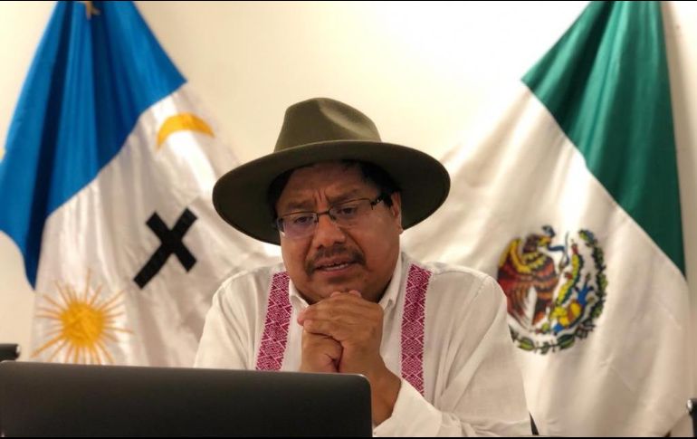 Adelfo Regino es un colaborador cercano en el gabinete del Presidente Andrés Manuel López Obrador. TWITTER/@DEELAYUUK