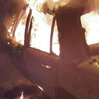 Seguridad en Jalisco: Localizan un cuerpo dentro de un Tsuru calcinado