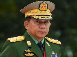 El general Min Aung Hlaing concentra la mayor parte del poder en Birmania. AFP/Y. Aung