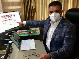 Carlos Lomelí, excandidato a la gubernatura, ahora busca llegar a la alcaldía de Guadalajara con el Movimiento Regeneración Nacional (Morena). ESPECIAL