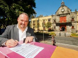 Alberto Uribe comentó que la propuesta que desea construir requiere de “gente de bien, libre de pensar y criticar”. ESPECIAL