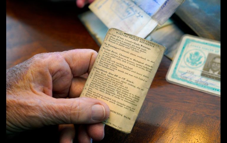 La billetera contenía, además de varias identificaciones, una tarjeta de racionamiento de cerveza, una carta de retención de impuestos y recibos de giros postales. AP/N. Cepeda-The San Diego Union-Tribune