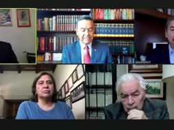 Panelistas. Alejandro Carrillo Castro, Raúl Contreras, José González, Leticia Bonifaz y Sergio García. YOUTUBE/El Universal