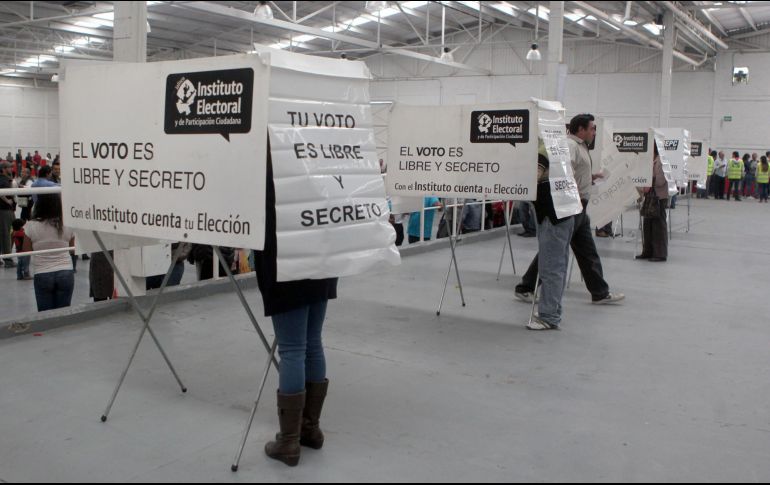 Para la jornada electoral del próximo 6 de junio, se proyecta instalar 10 mil 189 casillas electorales. EL INFORMADOR/ARCHIVO