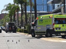 Casquillos quedaron sobre la calle tras la balacera en Zapopan. EL INFORMADOR