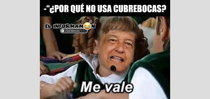 AMLO y el cubrebocas