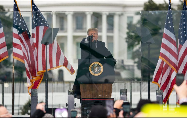 Esta será la primera vez en la historia estadounidense que se somete a un juicio político a un ex mandatario que ya no está en la Casa Blanca. AP/ EVAN VUCCI