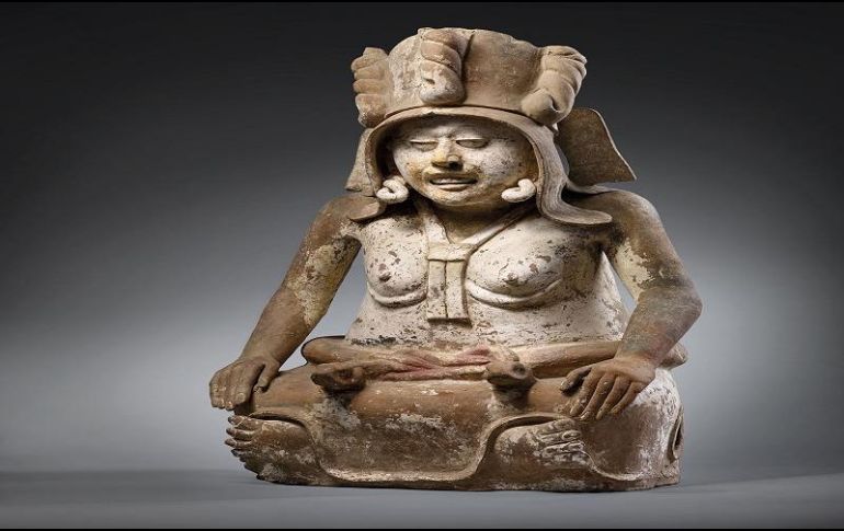 La escultura de Cihuateótl, Diosa de la Fertilidad, proveniente de El Zapotal, Veracruz, fue vendida en 500 mil euros. ESPECIAL/Christie's