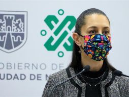 Sheinbaum recordó que en la Ciudad de México se recomienda el uso del cubrebocas, pero jamás se ha multado a ningún ciudadano. EFE/Gobierno de la Ciudad de México