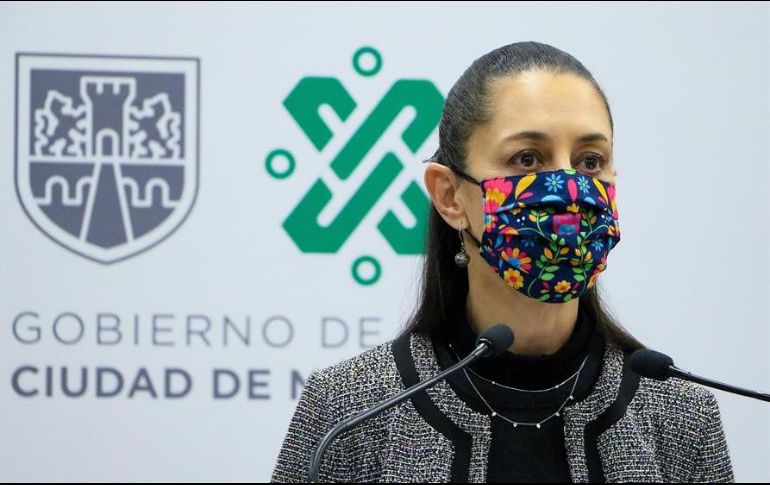 Sheinbaum recordó que en la Ciudad de México se recomienda el uso del cubrebocas, pero jamás se ha multado a ningún ciudadano. EFE/Gobierno de la Ciudad de México