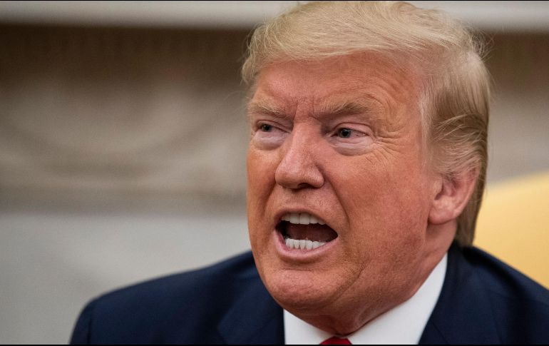 A Donald Trump se le acusa de incitar el asalto de una turba violenta contra el Capitolio el pasado 6 de enero. AP/ARCHIVO