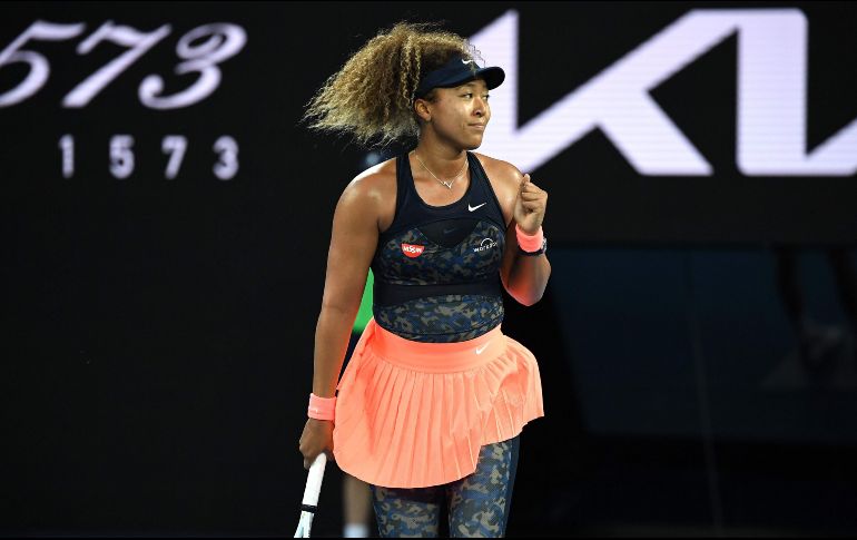PASO A PASO. Naomi Osaka, número 3 del mundo y vigente campeona del Abierto de Estados Unidos, sigue avanzando en busca de hacerse con otro Grand Slam. AFP