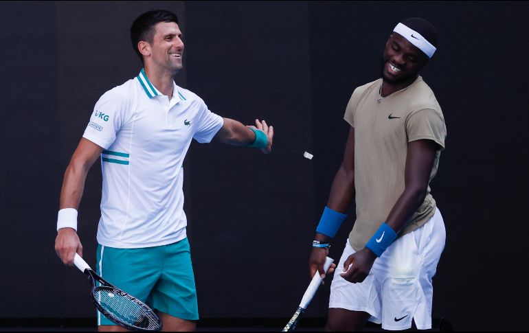 Novak Djokovic describió como fantástico el partido ante Tiafoe. AP