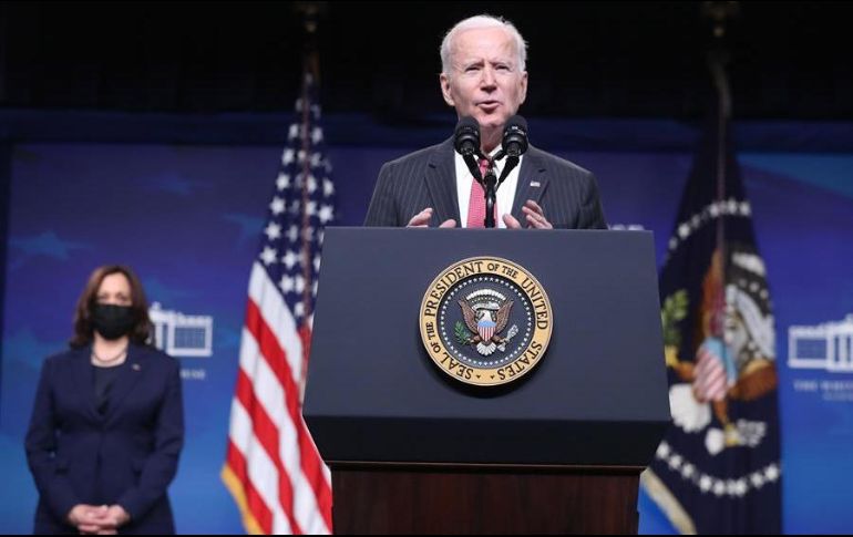Biden exigió la renuncia de los militares golpistas. EFE/M. Reynolds
