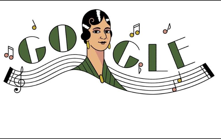Grever es considerada por Google como una de las más grandes compositores de la historia de México. ESPECIAL / Google.com