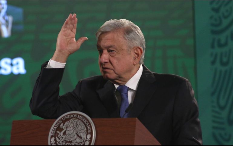 Entre las noticias falsas de la semana se dijo que el Presidente mexicano Andrés Manuel López Obrador mintió sobre su contagio de COVID-19. SUN/ C. Mejía