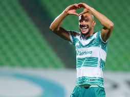 Matheus Doria festeja su gol. IMAGO7 / E. Saavedra