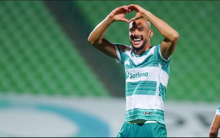 Matheus Doria festeja su gol. IMAGO7 / E. Saavedra