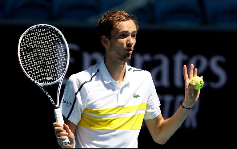 Serán los terceros cuartos de final del ruso en un torneo importante pero ya llegó a la final del Abierto de Estados Unidos en 2019. AFP