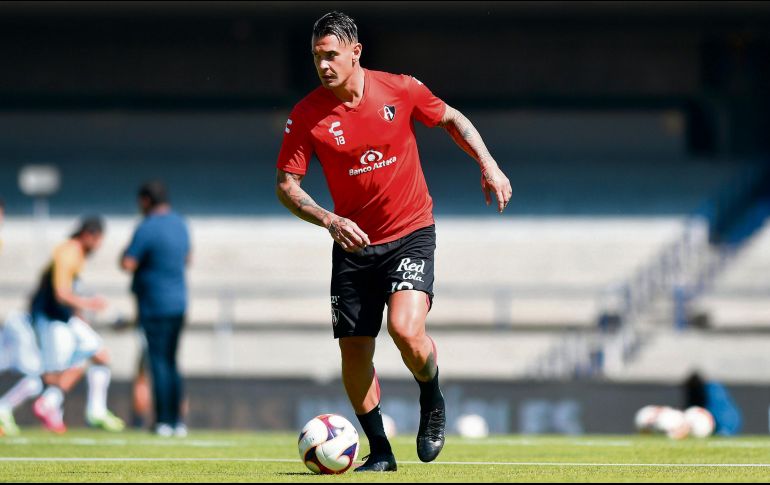 YA TOCA. Milton Caraglio tratará de estrenarse como goleador rojinegro en su segunda etapa con el equipo. IMAGO7