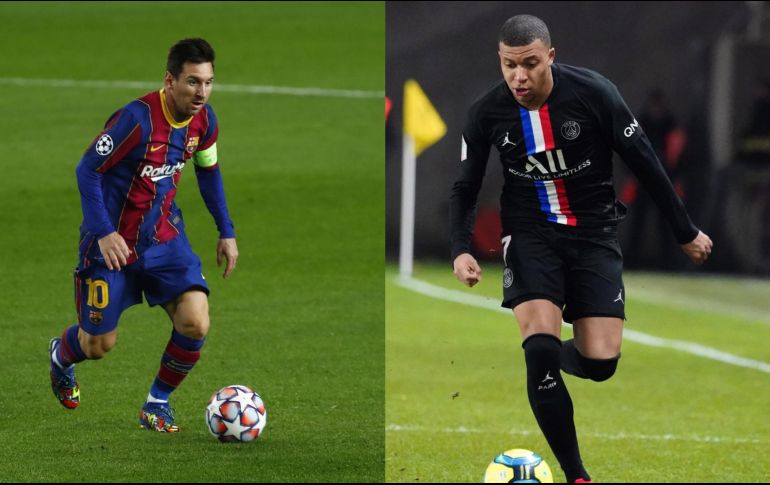 TALENTO. Lionel Messi y Kylian Mbappé se verán las caras. ESPECIAL/ARCHIVO