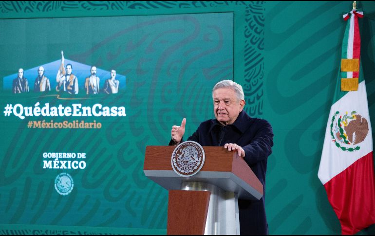 López Obrador aseguró que gobiernos anteriores buscaron que se comprara el gas al país del norte. EFE / Presidencia de México