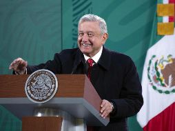 López Obrador presumió su buen estado de salud tras recuperarse de COVID-19. XINHUA/ Str.