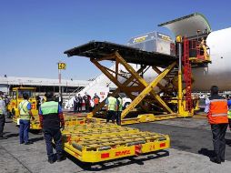 Hasta ahora, México ha recibido 491 mil vacunas de Pfizer-BioNTech. EFE/Presidencia de México