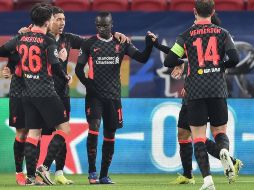 El egipcio Mohamed Salah (53) y el senegalés Sadio Mané (58) fueron los autores de los goles de la victoria. AFP / A. Kisbenedek