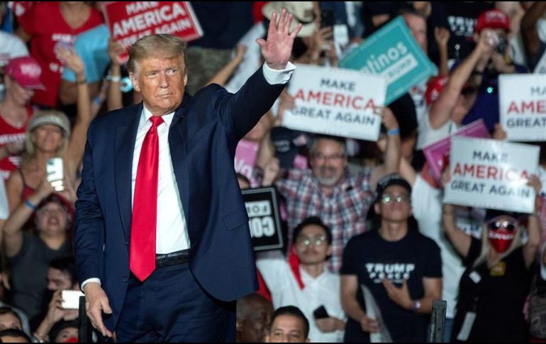 Trump amenazó con usar la popularidad que aún tiene entre la base republicana para apoyar a cualquier candidato que respalde su visión política. EFE/ARCHIVO