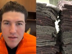 Samuel García compartió imágenes de varios paquetes de cobertores, al parecer de los más económicos en el mercado. ESPECIAL