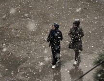 Debido al clima extremo, la Universidad de Damasco suspendió los exámenes de medio curso en todos sus campus. EFE/Y. Badawi