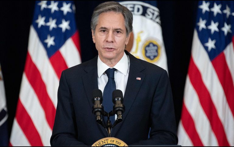 Antony Blinken, secretario de Estado de Estados Unidos, remarcó que trabajarán con “socios de todo el mundo” para reforzar y reformar la OMS. AFP/S. Loeb