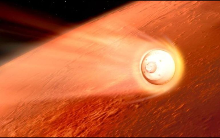 La nave que lleva a Perseverance en su interior ingresará a la atmósfera de Marte a 19.500 km por hora. NASA