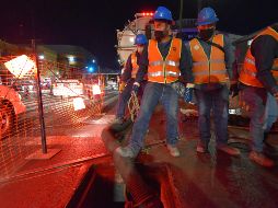 Los trabajos se realizarán principalmente por las noches para tratar de evitar conflictos con el tráfico vehicular. TWITTER/@siapagdl