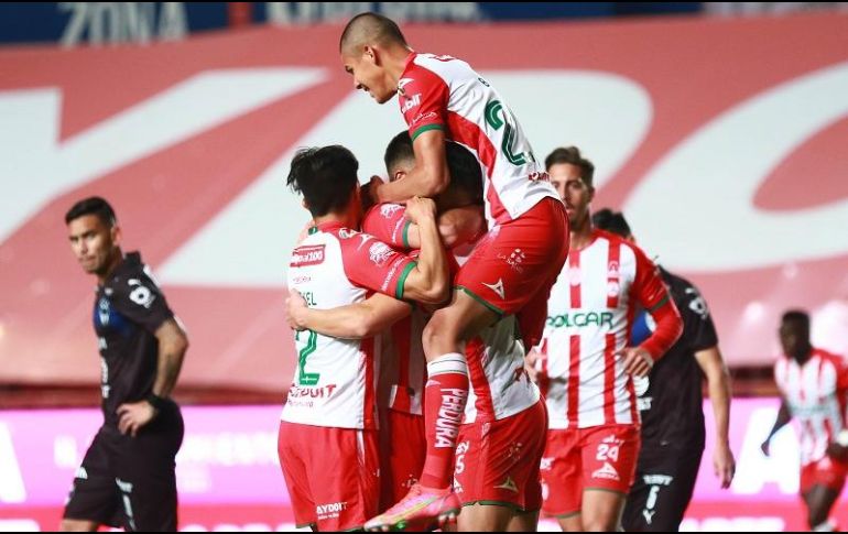 Monterrey logra 11 puntos, mientras que Necaxa tiene seis unidades. IMAGO 7/P. Ramírez