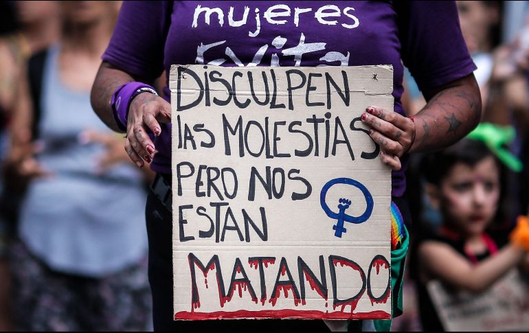 DATOS. En Argentina fallece una mujer cada 29 horas, según diversos observatorios por los derechos de la mujer. EFE/ARCHIVO