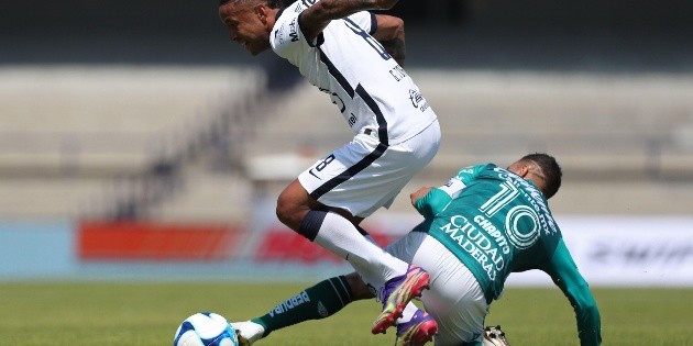 Le&oacute;n rompe mala racha al vencer a Pumas