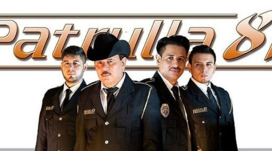 En las redes sociales de la agrupación de Patrulla 81 colocó una imagen con moño negro. INSTAGRAM / oficialpatrulla81