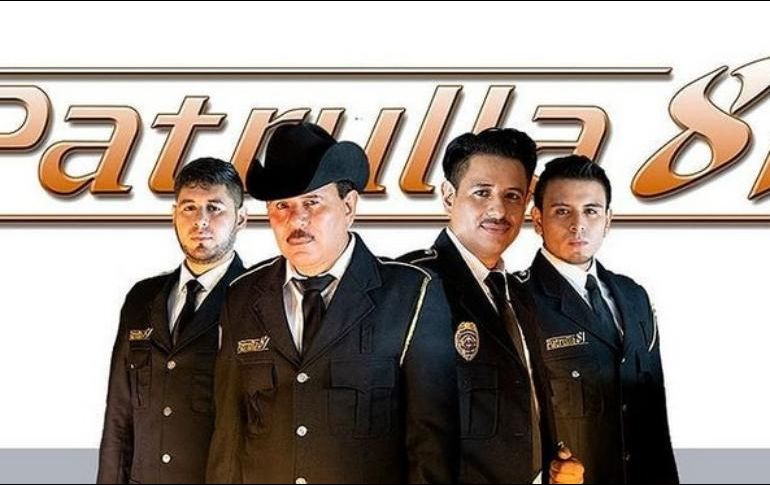 En las redes sociales de la agrupación de Patrulla 81 colocó una imagen con moño negro. INSTAGRAM / oficialpatrulla81