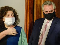 Alberto Fernández designó en lugar de García a Carla Vizzotti como nueva ministra de Salud. EFE