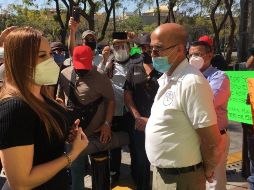 Los manifestantes fueron atendidos por la diputada de Morena, Érika Pérez García. Cortesía