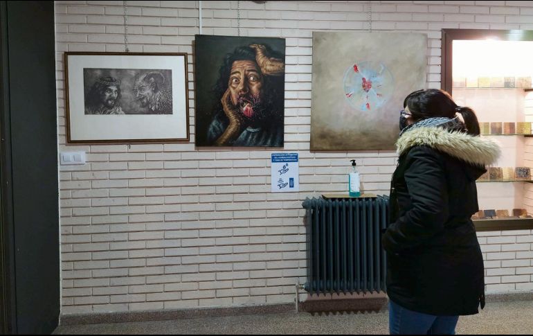 VUELTA. La gira con obra de pintores nacionales hace parada en Huesca, España. ESPECIAL