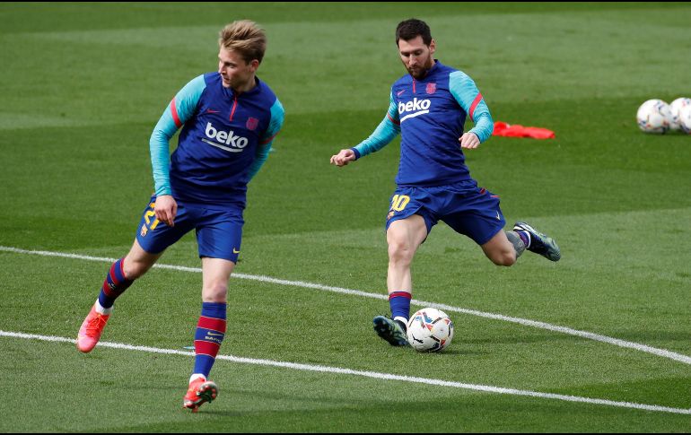 VITAL. Una derrota dejaría prácticamente sin aspiraciones al equipo blaugrana. EFE